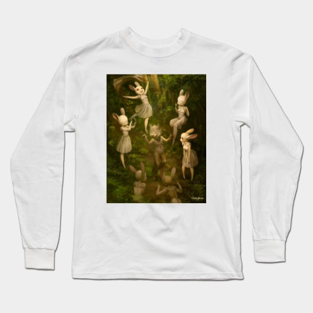 Let's play in the Forest Long Sleeve T-Shirt by chamito